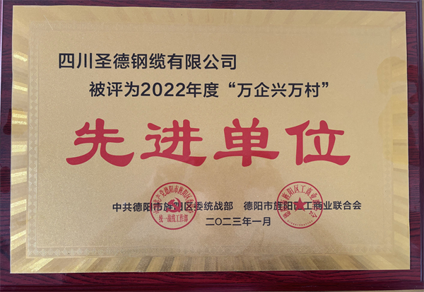 2022年度“萬企興萬村 先進(jìn)單位